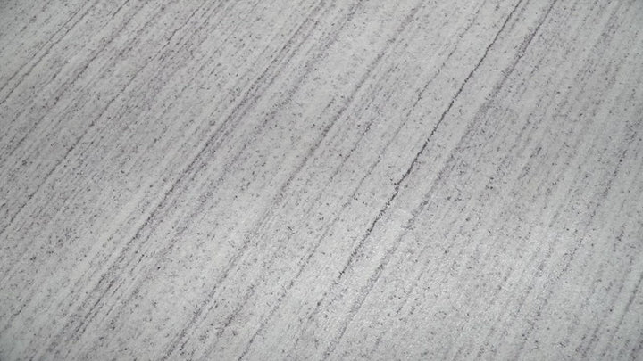 Shaded Solid Ivory and Purple Scandinavian 5x7 Blended Wool Flatwoven Area Rug | HL27