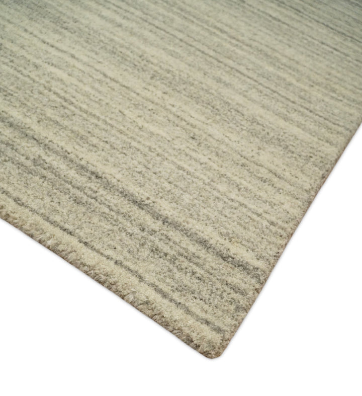 2x3, 3x5, 4x6, 5x8, 6x9, 8x10 and 9x12 Hand Tufted Solid Shaded Brown, Beige and Gray Area Rug | SOL5 - The Rug Decor