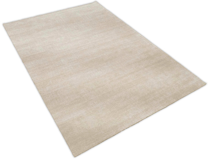 2x3, 5x8 and 8x10 Solid Beige Rug I Low Pile | No Shedding | TRD162 - The Rug Decor
