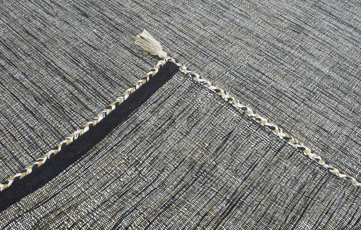 2x3,5x8 Dhurrie Rug, Brown and Beige Plain Rug , Living, Dinning and Bedroom Rug | TRDDUR458 - The Rug Decor