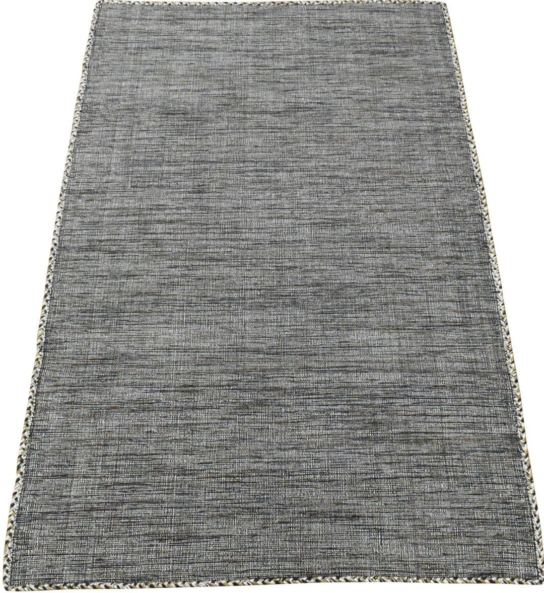 2x3,5x8 Dhurrie Rug, Brown and Beige Plain Rug , Living, Dinning and Bedroom Rug | TRDDUR458 - The Rug Decor