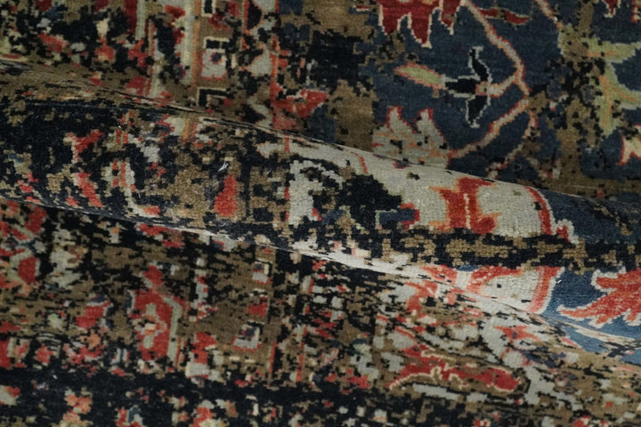 2x4 Modern Abstract Olive, Charcoal and Gray Wool Rug| N7524 - The Rug Decor