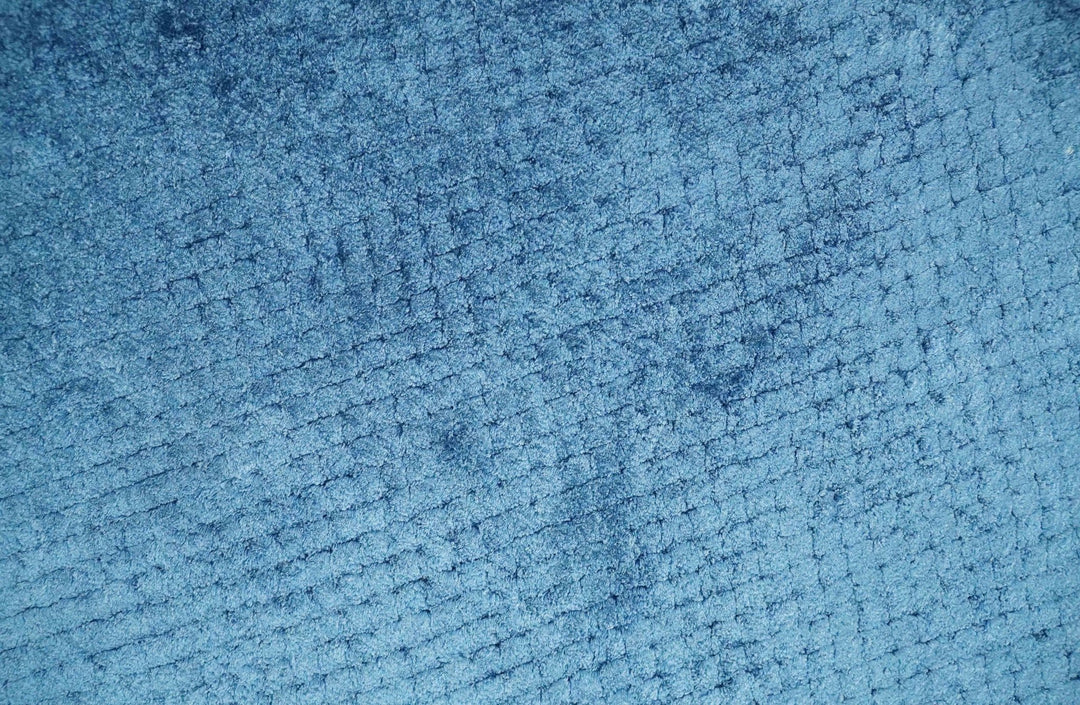 2x4 Modern Geometrical Cross Square Hand Made Blue Art silk Area Rug | N4724 - The Rug Decor