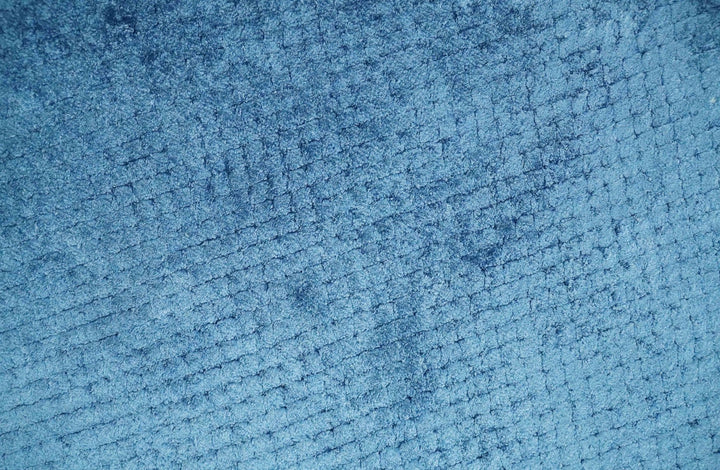 2x4 Modern Geometrical Cross Square Hand Made Blue Art silk Area Rug | N4724 - The Rug Decor