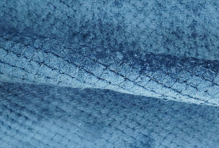 2x4 Modern Geometrical Cross Square Hand Made Blue Art silk Area Rug | N4724 - The Rug Decor