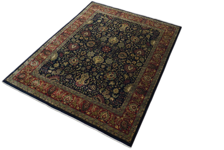 4x6 and 8x10 Feet Luxury Fine Handknotted Oriental Persian Mashad Rug | TRD129810 - The Rug Decor