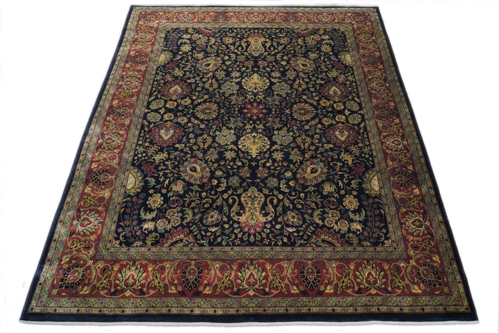 4x6 and 8x10 Feet Luxury Fine Handknotted Oriental Persian Mashad Rug | TRD129810 - The Rug Decor