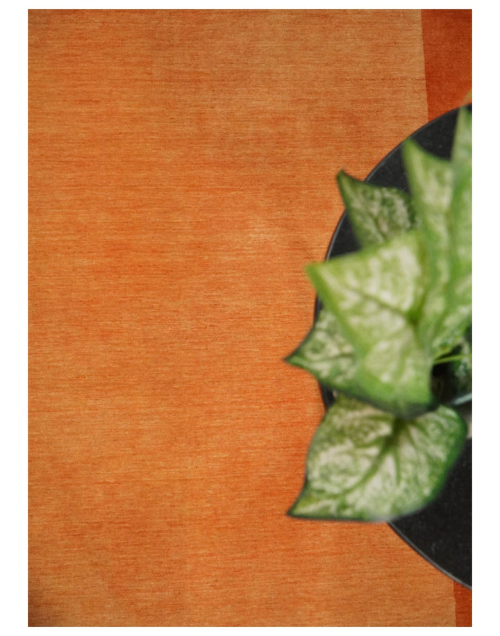 4x6 Small Rust and Peach Farmhouse Wool Hand Woven Southwestern Gabbeh Rug| LOR9 - The Rug Decor