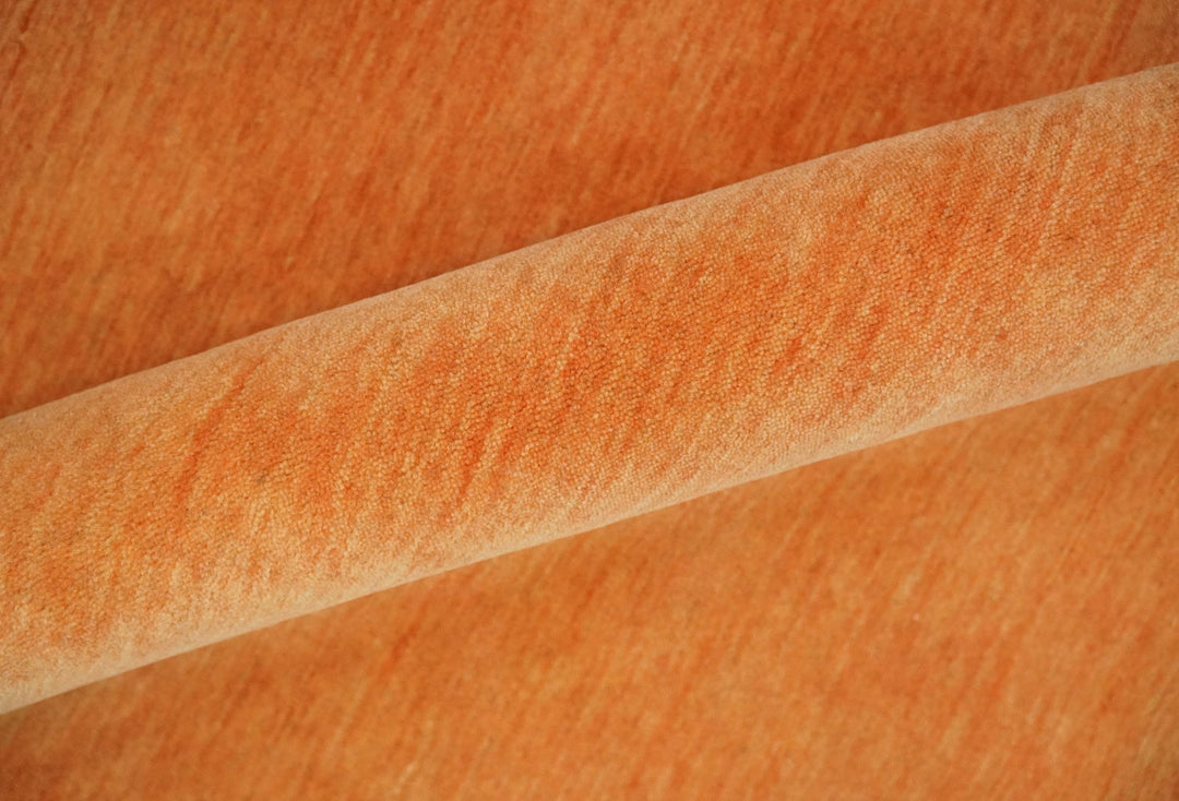 4x6 Small Rust and Peach Farmhouse Wool Hand Woven Southwestern Gabbeh Rug| LOR9 - The Rug Decor