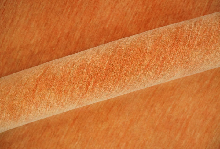 4x6 Small Rust and Peach Farmhouse Wool Hand Woven Southwestern Gabbeh Rug| LOR9 - The Rug Decor