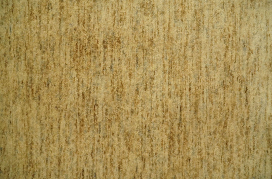 4x6 Small Solid Beige Natural Farmhouse Wool Hand Woven Southwestern Rug| LOR4 - The Rug Decor