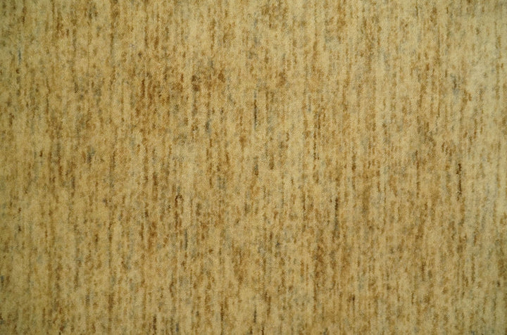 4x6 Small Solid Beige Natural Farmhouse Wool Hand Woven Southwestern Rug| LOR4 - The Rug Decor