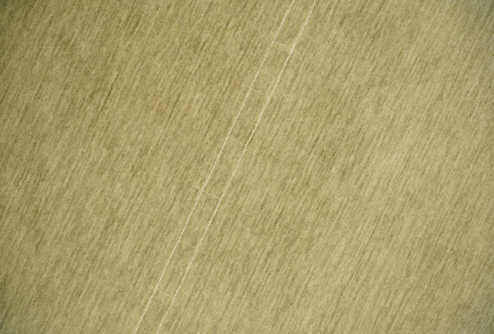 4x6 Small Solid Beige Wool Hand Woven Southwestern Gabbeh Rug | LOR11 - The Rug Decor