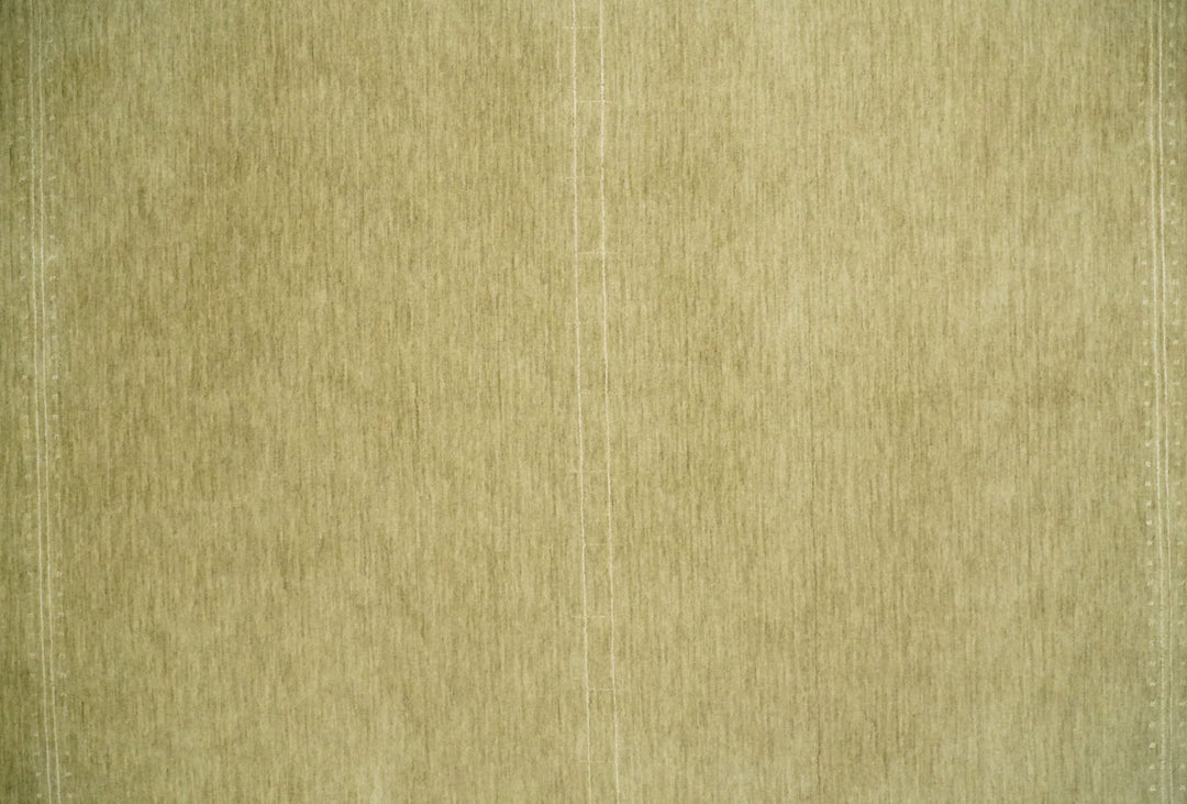 4x6 Small Solid Beige Wool Hand Woven Southwestern Gabbeh Rug | LOR11 - The Rug Decor