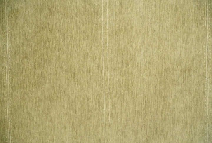 4x6 Small Solid Beige Wool Hand Woven Southwestern Gabbeh Rug | LOR11 - The Rug Decor