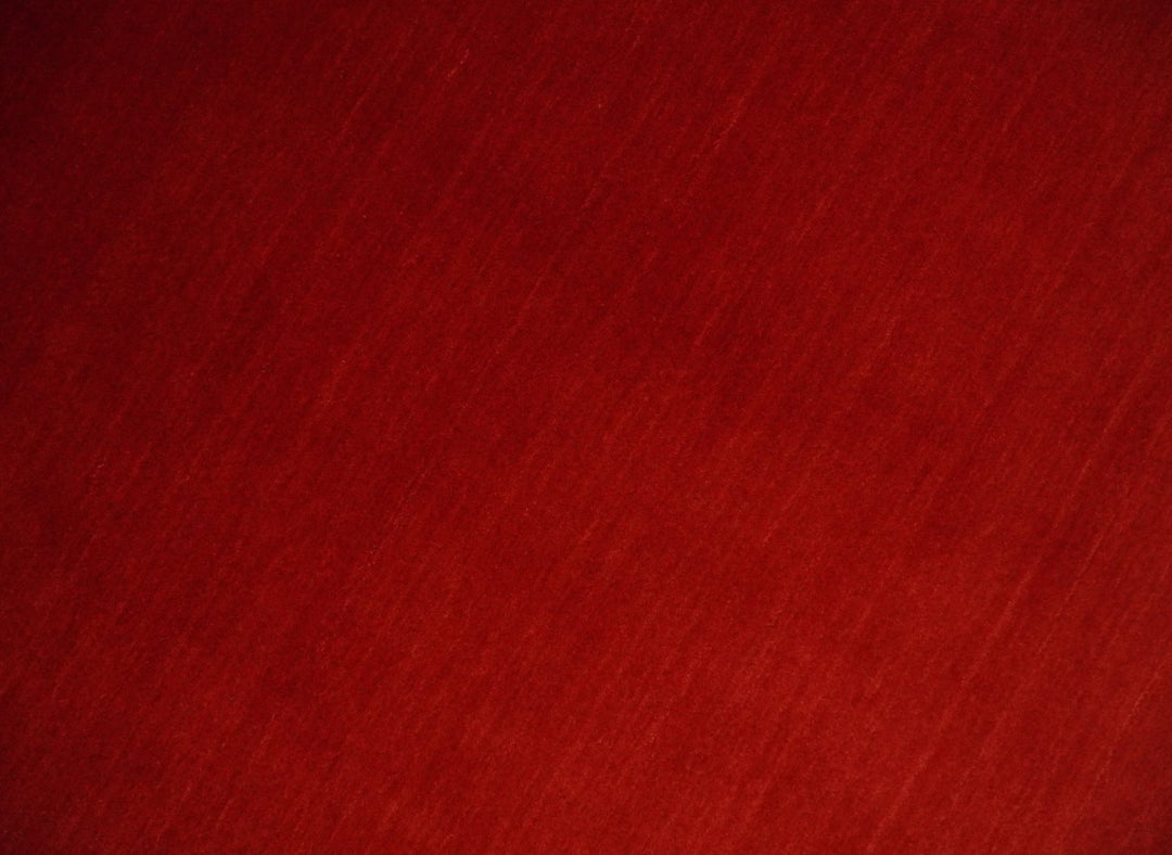 4x6 Small Solid Red Wool Hand Woven Southwestern Gabbeh Rug | LOR23 - The Rug Decor