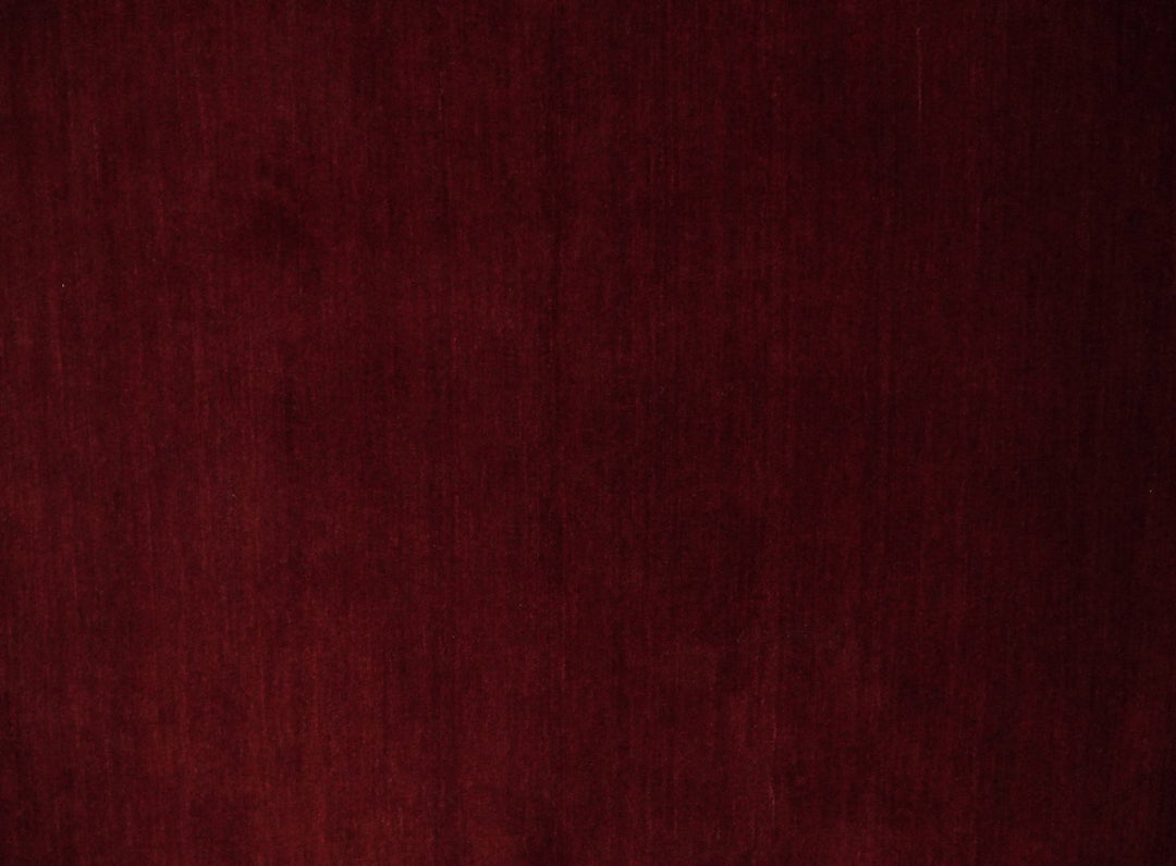 4x6 Solid Red Wool Hand Woven Southwestern Gabbeh Rug | LOR25 - The Rug Decor