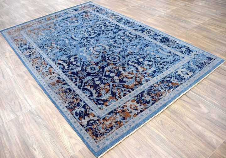 5.6x8.6 Rug | Modern Handmade Wool Area Rug | The Rug Decor | TRD17705686 - The Rug Decor