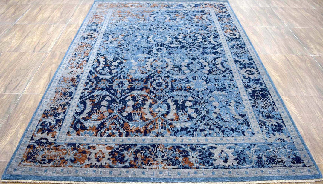 5.6x8.6 Rug | Modern Handmade Wool Area Rug | The Rug Decor | TRD17705686 - The Rug Decor