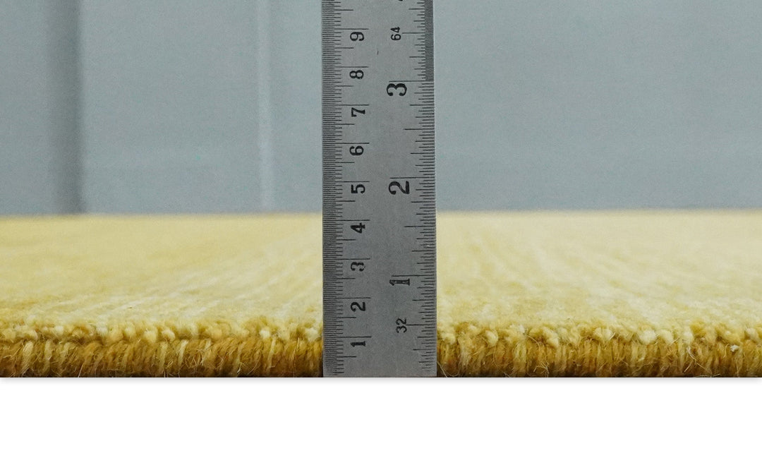 5.7x7.7 Ombre Brown and Gold Woollen Hand Woven Southwestern Gabbeh Rug - The Rug Decor