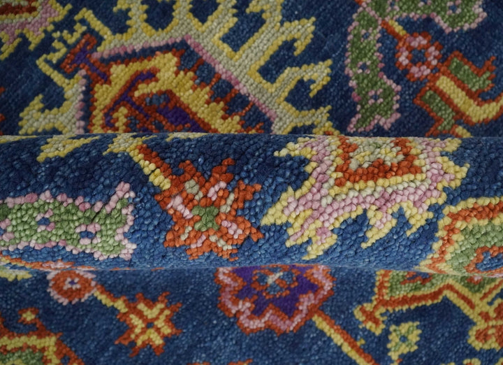 5x8, 6x9, 8x10, 9x12, 10x14 and 12x15 Hand Knotted Blue, Gold and Beige Oriental Traditional Persian Area Rug | TRDCP744 - The Rug Decor