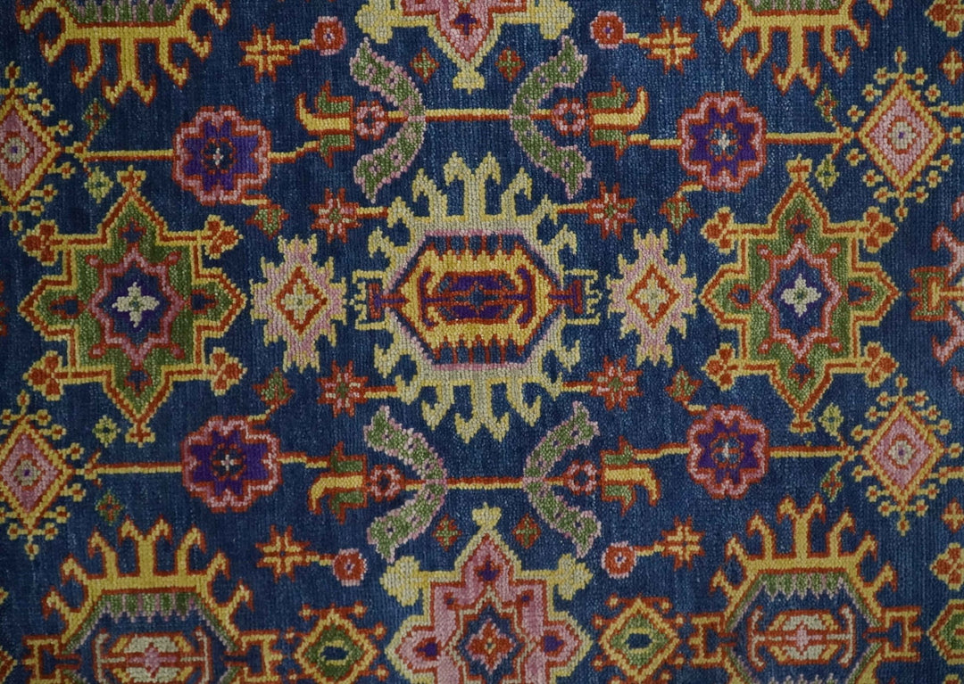 5x8, 6x9, 8x10, 9x12, 10x14 and 12x15 Hand Knotted Blue, Gold and Beige Oriental Traditional Persian Area Rug | TRDCP744 - The Rug Decor