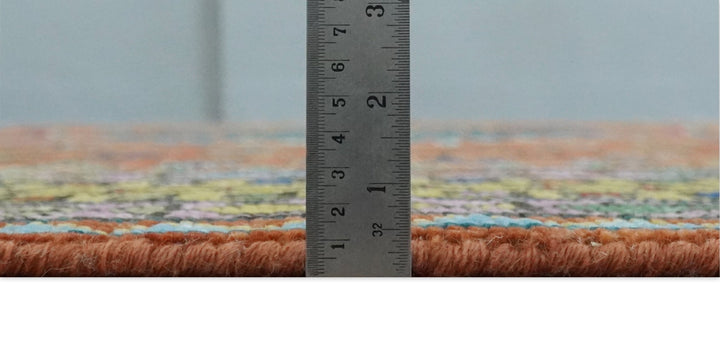 5x8, 6x9, 8x10, 9x12, 10x14 and 12x15 Hand Knotted Green, Rust, Yellow, Pink and Blue Traditional Antique Persian Wool Area Rug | TRDCP993810 - The Rug Decor