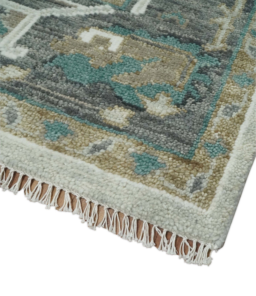 5x8, 6x9, 8x10, 9x12, 10x14 and 12x15 Silver, Gray and Brown Traditional Persian Hand Knotted Area Rug | TRDCP807 - The Rug Decor