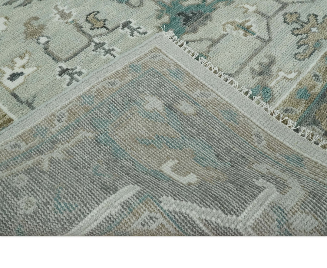 5x8, 6x9, 8x10, 9x12, 10x14 and 12x15 Silver, Gray and Brown Traditional Persian Hand Knotted Area Rug | TRDCP807 - The Rug Decor