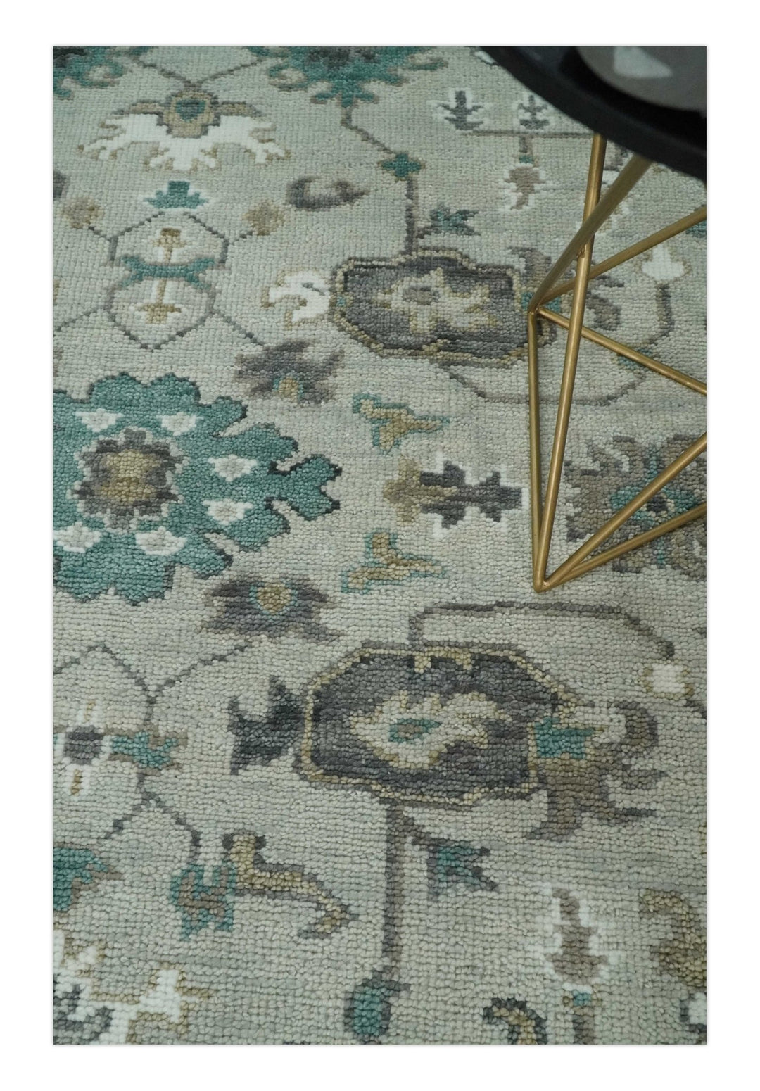 5x8, 6x9, 8x10, 9x12, 10x14 and 12x15 Silver, Gray and Brown Traditional Persian Hand Knotted Area Rug | TRDCP807 - The Rug Decor