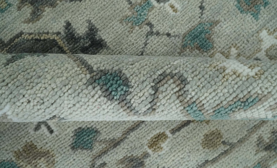 5x8, 6x9, 8x10, 9x12, 10x14 and 12x15 Silver, Gray and Brown Traditional Persian Hand Knotted Area Rug | TRDCP807 - The Rug Decor