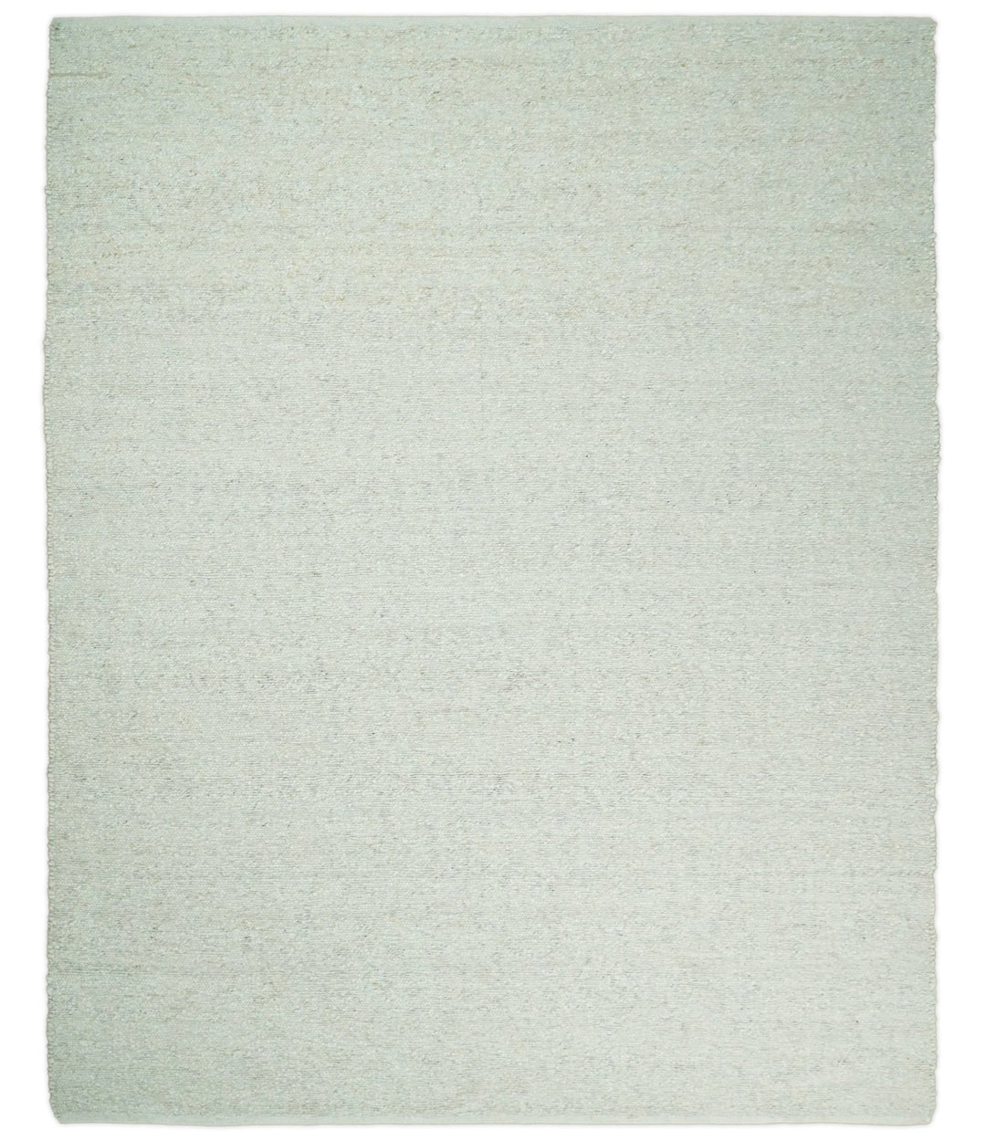 5x8, 6x9 and 8x10 Chunky Soft Flatweave Solid White Handwoven Area Rug | BER3 - The Rug Decor