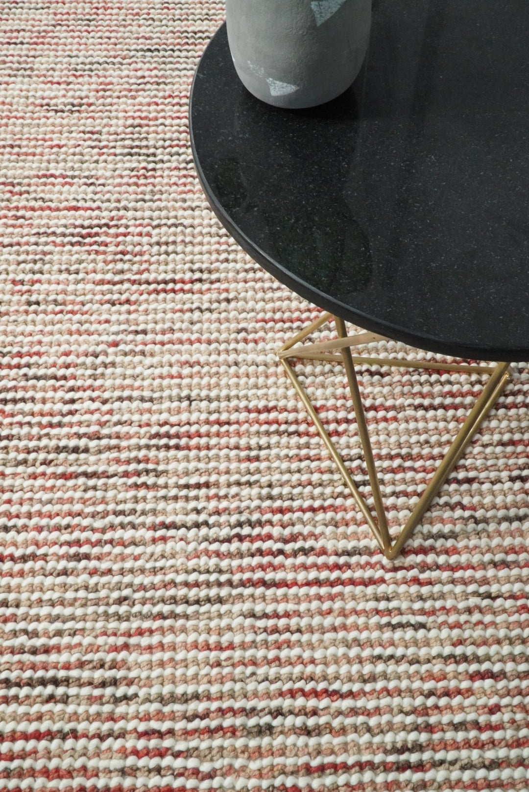 5x8 and 8x10 Hand Made Blue Woolen Chunky and Soft Area Rug | JOY3 - The Rug Decor