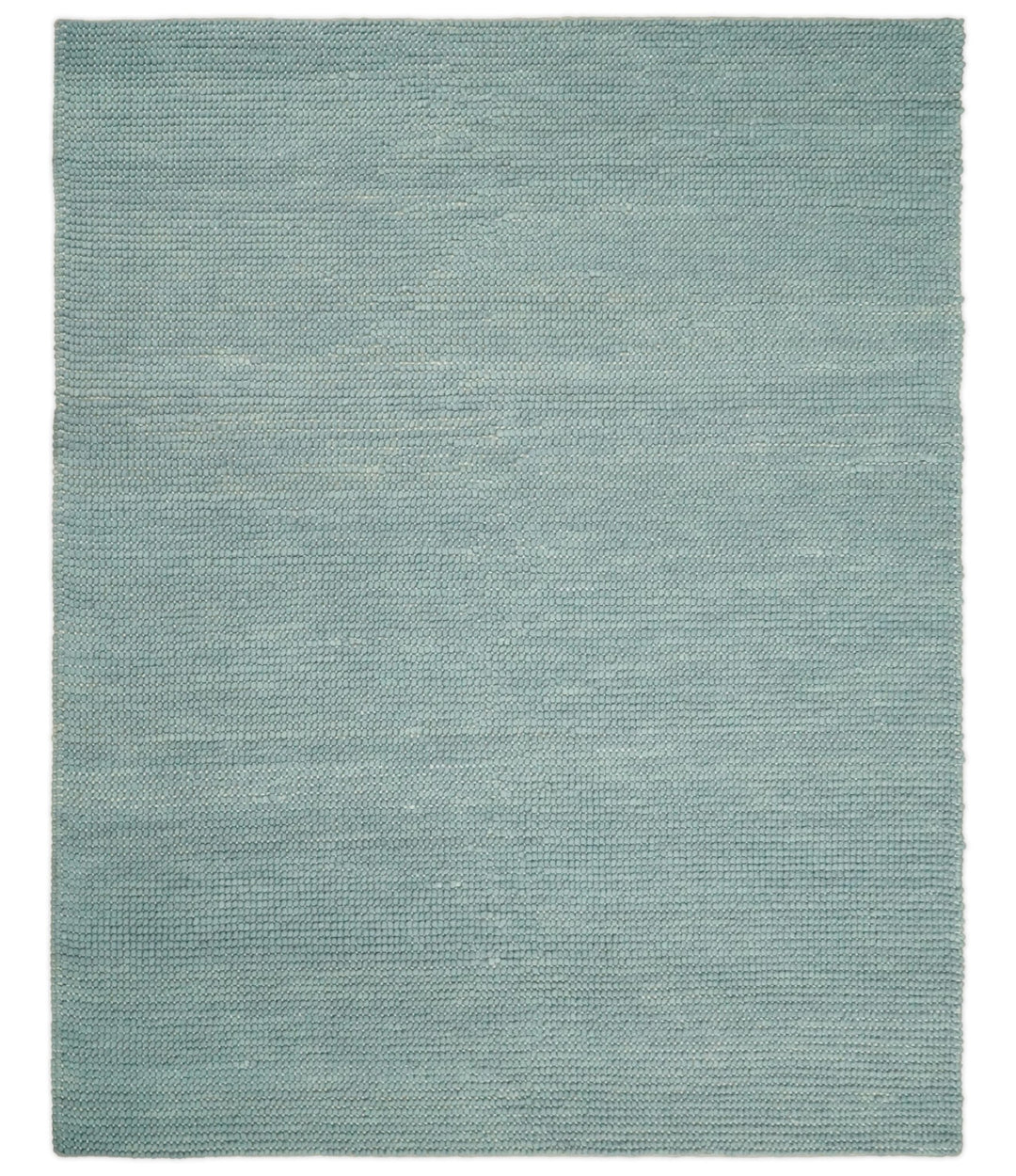 5x8 and 8x10 Modern Handmade Solid Blue Wool Area Rug | The Rug Decor | TRD2383 - The Rug Decor