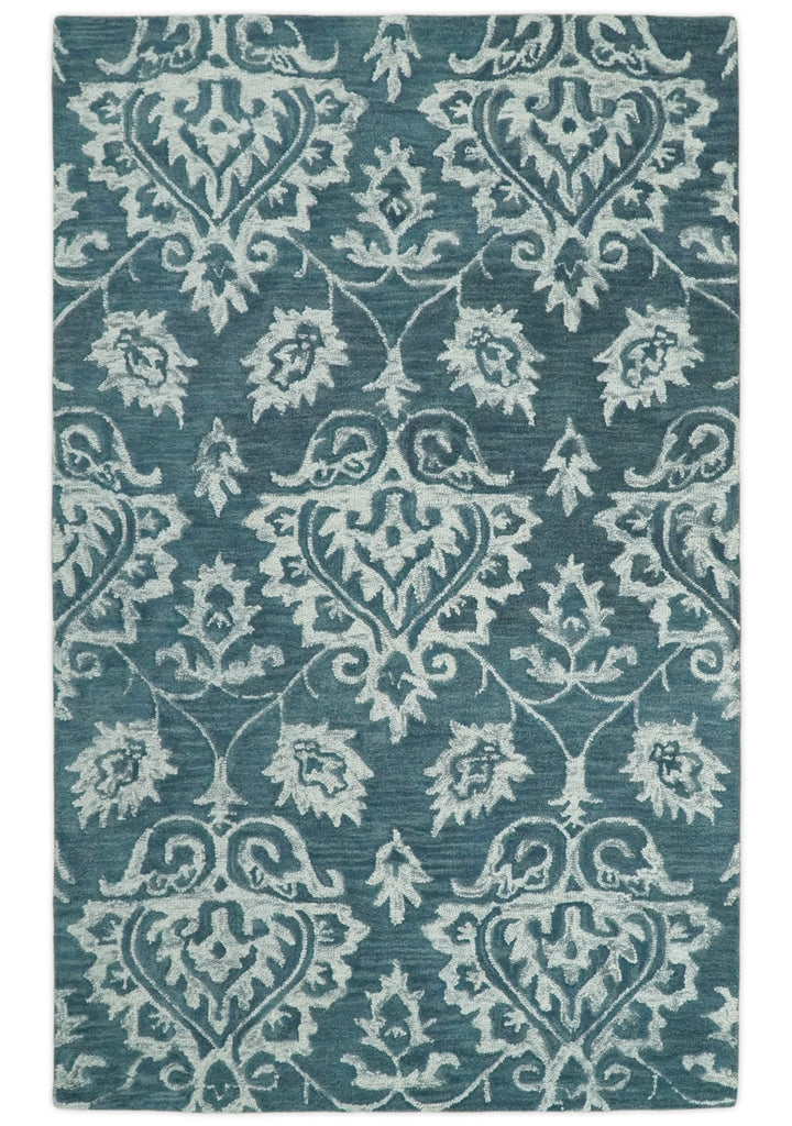 5x8 and 8x11 Wool Area Rug | Handmade Area rug made with fine wool - The Rug Decor