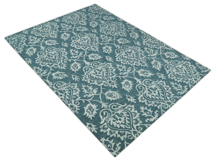 5x8 and 8x11 Wool Area Rug | Handmade Area rug made with fine wool - The Rug Decor