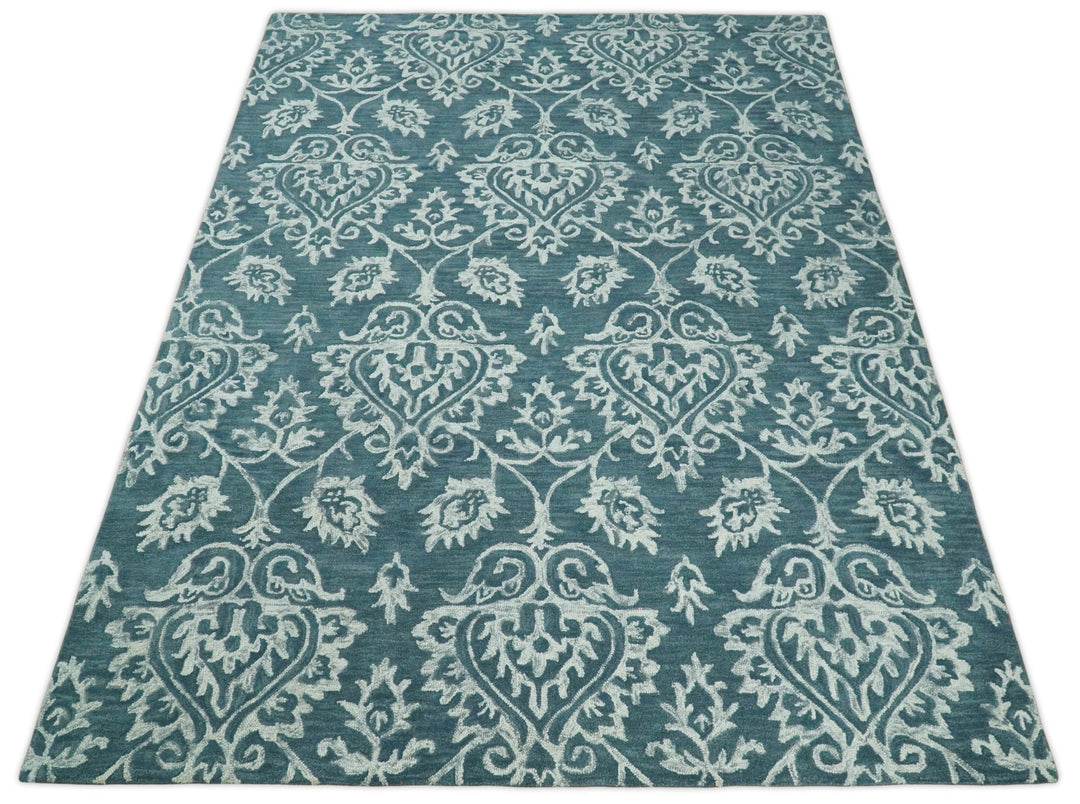 5x8 and 8x11 Wool Area Rug | Handmade Area rug made with fine wool - The Rug Decor