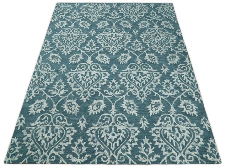 5x8 and 8x11 Wool Area Rug | Handmade Area rug made with fine wool - The Rug Decor