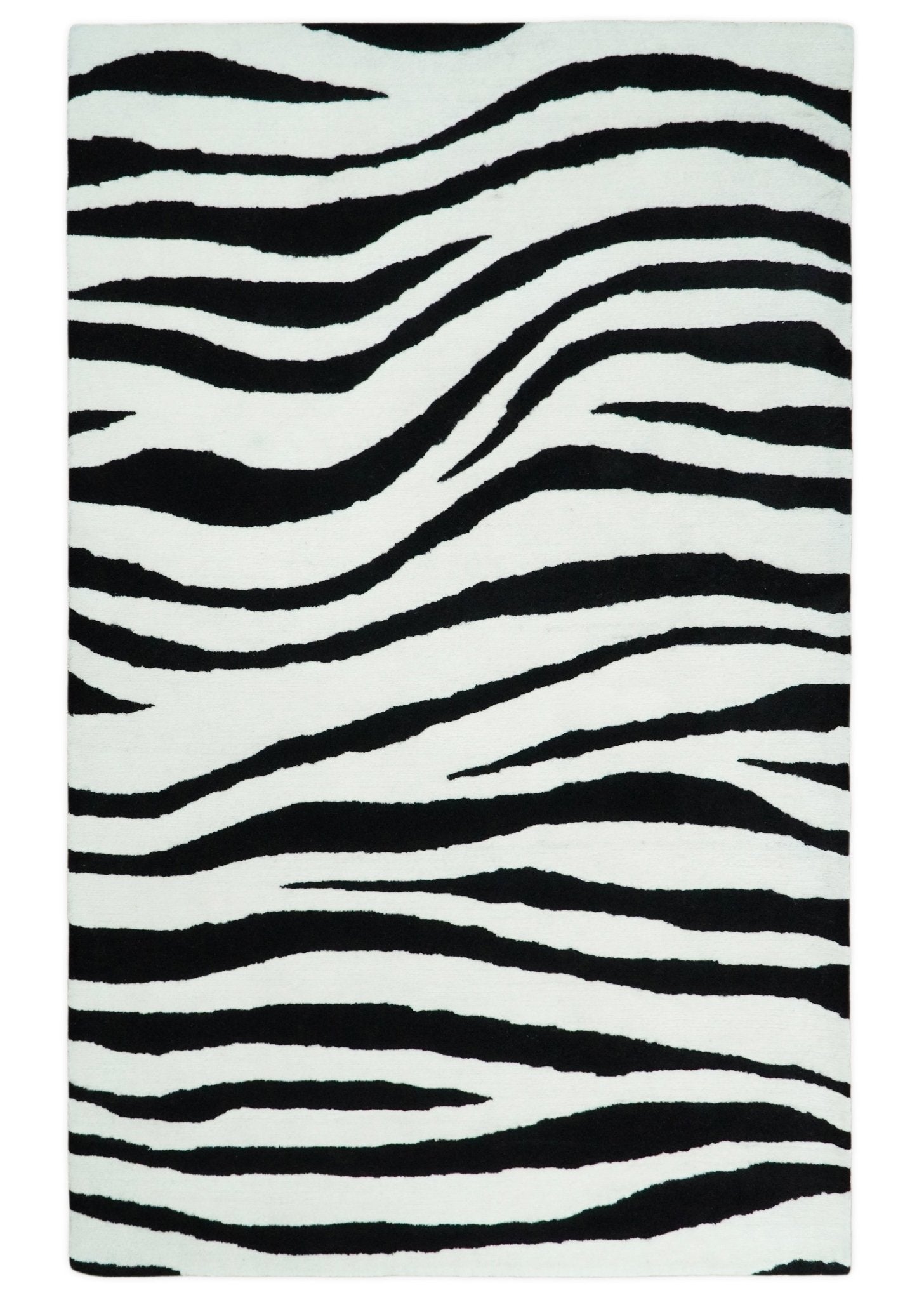 Zebra Black Rug