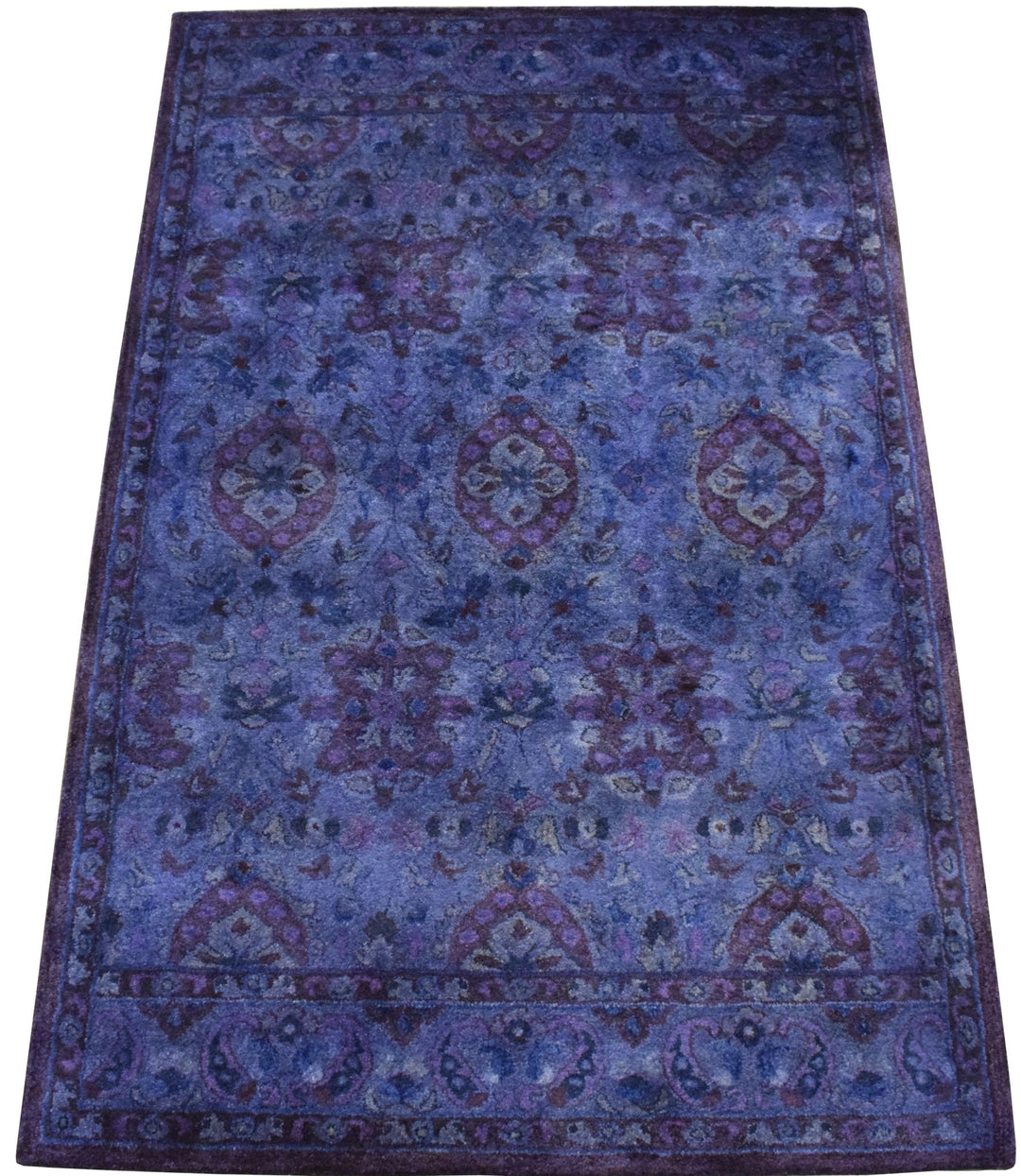5x8 Gold Handmade Overdyed Wool Area Rug | TUF9 - The Rug Decor