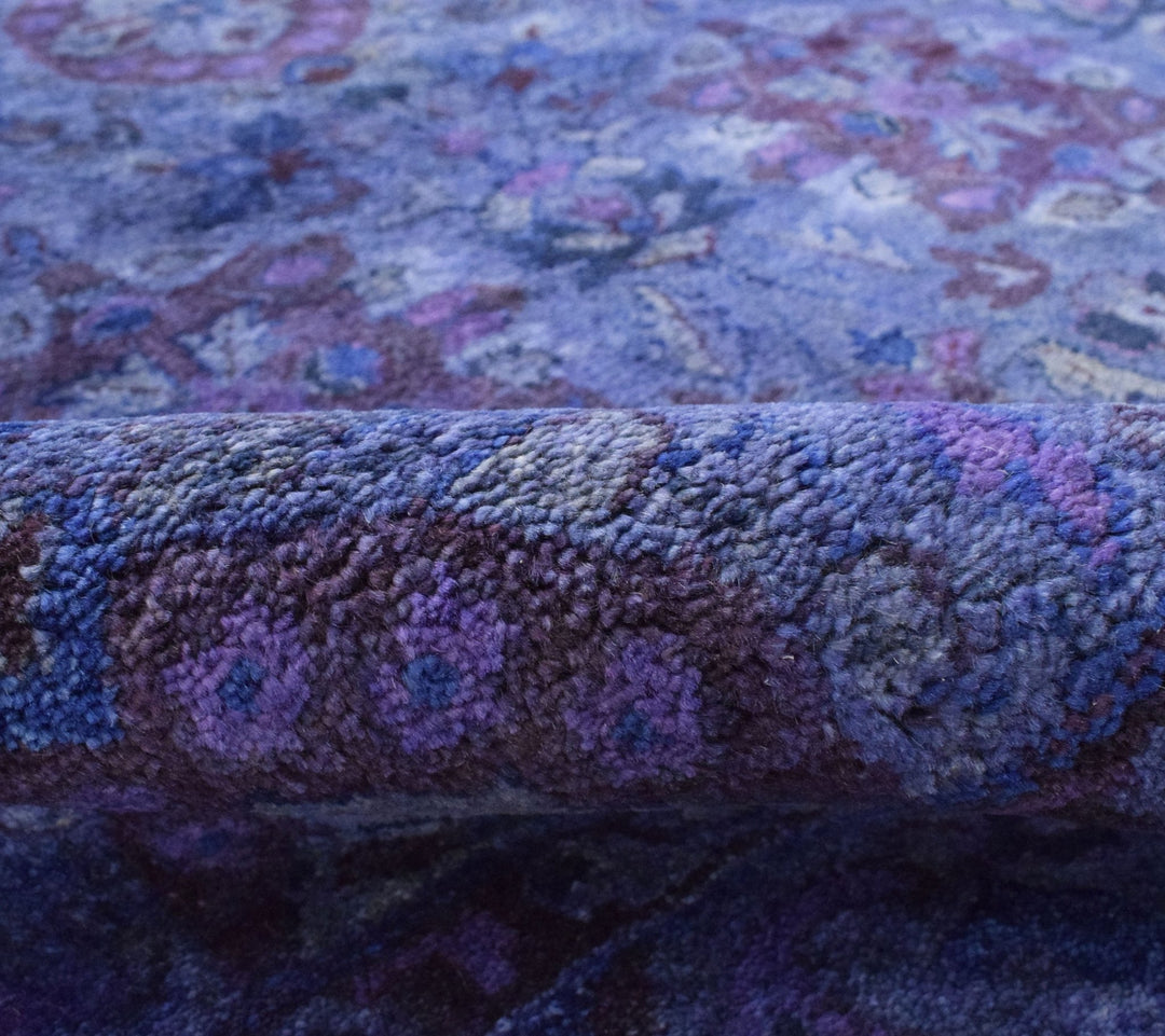 5x8 Gold Handmade Overdyed Wool Area Rug | TUF9 - The Rug Decor