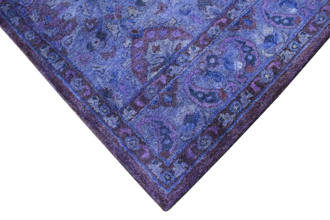 5x8 Gold Handmade Overdyed Wool Area Rug | TUF9 - The Rug Decor
