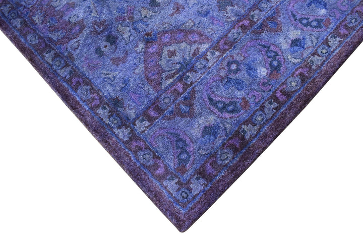 5x8 Gold Handmade Overdyed Wool Area Rug | TUF9 - The Rug Decor