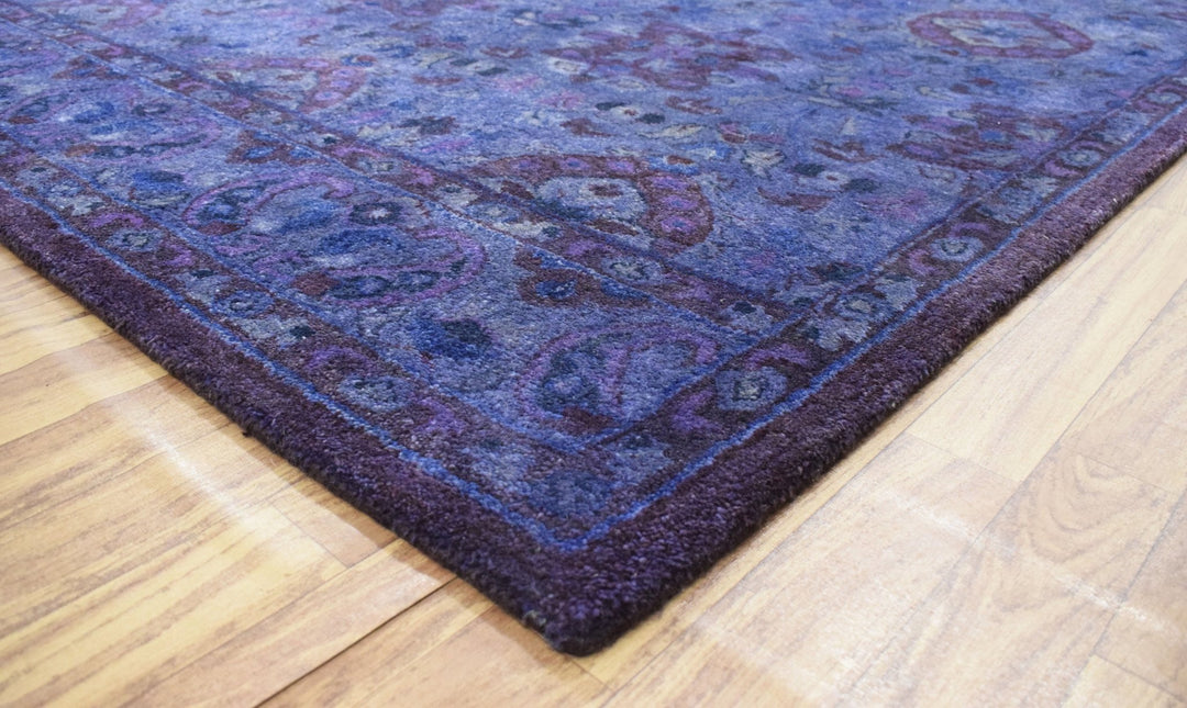 5x8 Gold Handmade Overdyed Wool Area Rug | TUF9 - The Rug Decor