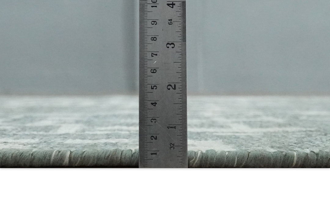 5x8 Hand Knotted Silver, Charcoal and Ivory Modern Abstract Contemporary Recycled Silk Area Rug - The Rug Decor