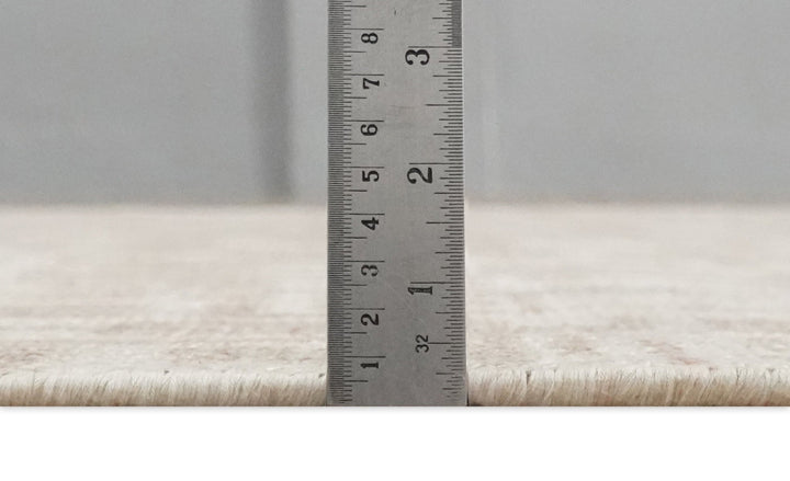 5x8 Hand Knotted Tan and Ivory Modern Abstract Contemporary Recycled Silk Area Rug - The Rug Decor