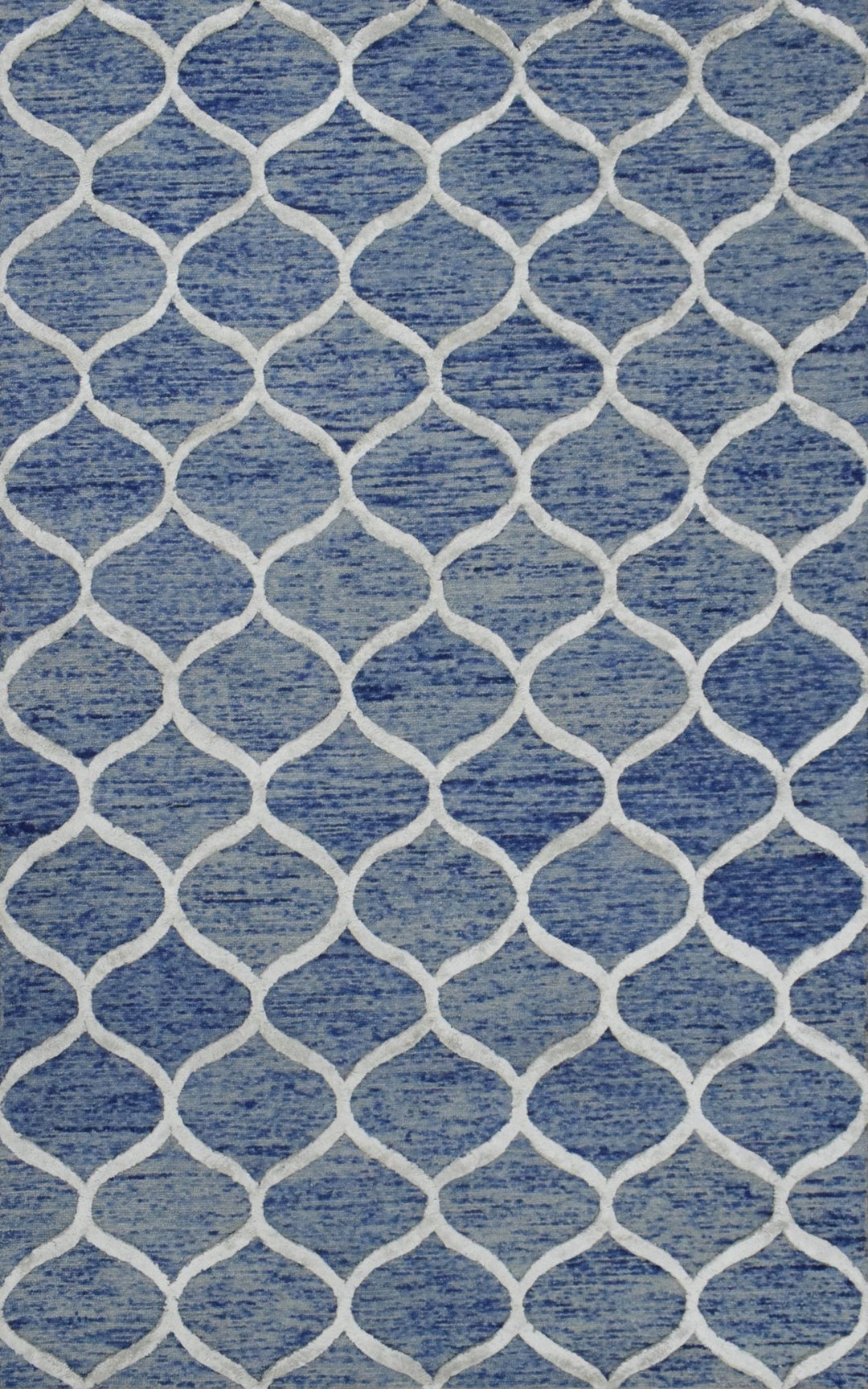 5x8 Modern Blue Handmade Area Rug - The Rug Decor