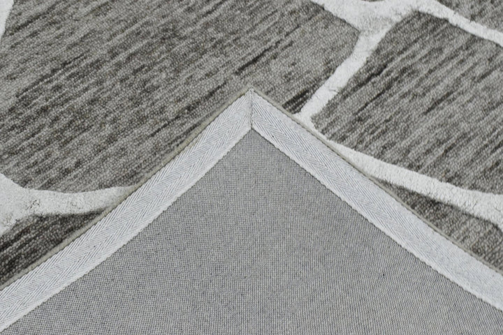 5x8 Wool and Viscose Area Rug | Handmade Area rug made with fine wool and Viscose | Bedroom Rug, Wool Rug, Brown and Ivory Rug, Living Room - The Rug Decor