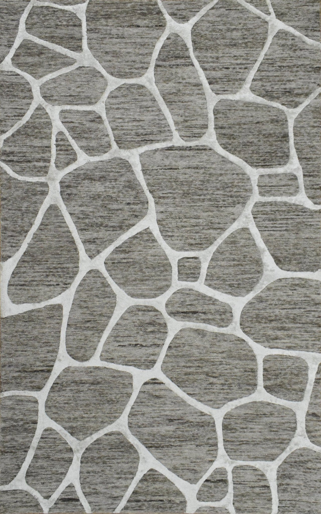 5x8 Wool and Viscose Area Rug | Handmade Area rug made with fine wool and Viscose | Bedroom Rug, Wool Rug, Brown and Ivory Rug, Living Room - The Rug Decor