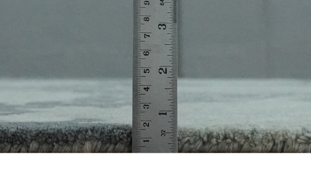 6x9 Gray and Charcoal Ikat Pattern Hand Tufted Wool Area Rug - The Rug Decor